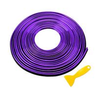 ETOPARS 10M 32.8ft Car Trim Interior Strips Purple Automotive Gap Fillers Moulding Line Decorative Filler Flexible Edge Strip Dashboard