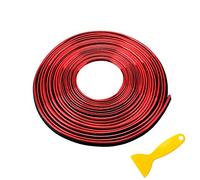 ETOPARS 10M 32.8ft Car Trim Interior Strips Red Automotive Gap Fillers Moulding Line Decorative Filler Flexible Edge Strip Dashboard