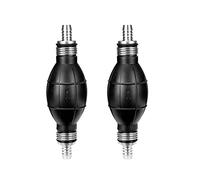 ETOPARS 2Pcs 10mm Fuel Pump Primer Bulb Hand Primer Diesel Gas Petrol Engine Oil Line Pump Feul Pipe Pump Rubber Aluminum Car Boat Marine