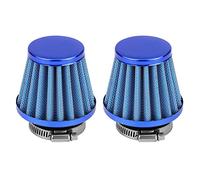 ETOPARS 2Pcs Blue Motorcycle Air Intake Filter Kit Auto Cold Air Intake Filter 38mm 39mm 40mm Clean Clamp Air Filter Induction Carburetor Off Road Scooter