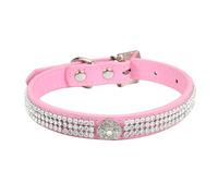 ETOPARS Diamond Crown Pet Collar, Rhinestone Dog Collares Cute Sparkling Crystal Diamond Collar for Small Dogs Boys Puppy Kitten