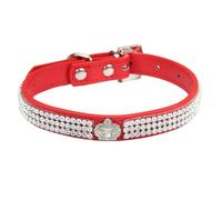 ETOPARS Diamond Crown Pet Collar, Rhinestone Dog Collares Cute Sparkling Crystal Diamond Collar for Small Dogs Boys Puppy Kitten