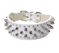 ETOPARS Dog Collar with Spike Studs, Spiked Collares with Studs, Bullet Nail Rivet Dogs Collar, Collar for Medium & Large Pets Pitbull