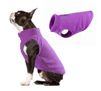 ETOPARS Fleece Dogs Jackets, Outfits Vest for Small Medium Large Dogs Doggie, Dog Sweatshirt Elasticity Fabric Comfortable for the Animal and Easy to Wear (Purple, L)