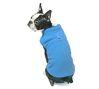 ETOPARS Fleece Dogs Jackets, Outfits Vest for Small Medium Large Dogs Doggie, Dog Sweatshirt Elasticity Fabric Comfortable for the Animal and Easy to Wear (Light Blue, XL)