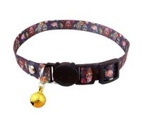 ETOPARS Kitten Collar With Bell Pendant, Polyester Cartoon Collars Suitable for Puppies Cats and Kittens, Colorful Summer Fruit Style Adjustable Pet Collar