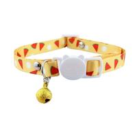 ETOPARS Kitten Collar With Bell Pendant, Polyester Cartoon Collars Suitable for Puppies Cats and Kittens, Colorful Summer Fruit Style Adjustable Pet Collar
