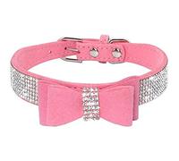 ETOPARS Rhinestone Dog Collar, Cute Dazzling Dog Rhinestone Collar, Crystal Diamond Pet Dog Cat Collar, Pet Collars with Rhinestones, Dog Collar Harness for Small & Medium Dogs