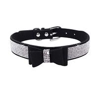 ETOPARS Rhinestone Dog Collar, Cute Dazzling Dog Rhinestone Collar, Crystal Diamond Pet Dog Cat Collar, Pet Collars with Rhinestones, Dog Collar Harness for Small & Medium Dogs