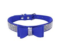 ETOPARS Rhinestone Dog Collar, Cute Dazzling Dog Rhinestone Collar, Crystal Diamond Pet Dog Cat Collar, Pet Collars with Rhinestones, Dog Collar Harness for Small & Medium Dogs