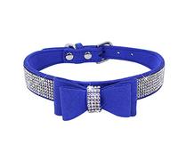 ETOPARS Rhinestone Dog Collar, Cute Dazzling Dog Rhinestone Collar, Crystal Diamond Pet Dog Cat Collar, Pet Collars with Rhinestones, Dog Collar Harness for Small & Medium Dogs