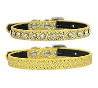 ETOPARS Sparkling Claw Diamond Cat Collar, 2 Ps Collares Adjustable Puppy Necklace, Soft Rhinestone Collar Suitable for Small Dogs and Cats