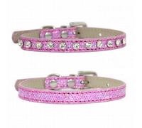 ETOPARS Sparkling Claw Diamond Cat Collar, 2 Ps Collares Adjustable Puppy Necklace, Soft Rhinestone Collar Suitable for Small Dogs and Cats