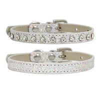 ETOPARS Sparkling Claw Diamond Cat Collar, 2 Ps Collares Adjustable Puppy Necklace, Soft Rhinestone Collar Suitable for Small Dogs and Cats