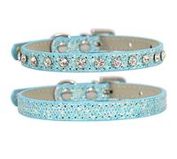 ETOPARS Sparkling Claw Diamond Cat Collar, 2 Ps Collares Adjustable Puppy Necklace, Soft Rhinestone Collar Suitable for Small Dogs and Cats