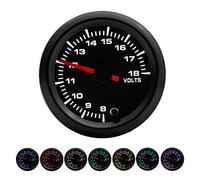 ETOPARS Universal Car Vehicle 2inch 52mm Pointer Volt Voltage Gauge Meter Kit 7 Color LED Light Pointer Indicator Dail