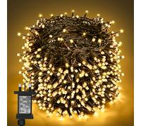 Etopgo 40M 400 LED Christmas Tree Lights, Christmas String Lights Outdoor with 6hTimer,Warm White Waterproof Fairy Lights for Indoor Outdoor Party Wedding Decoration