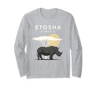 Etosha Namibia Safari Sunset Long Sleeve T-Shirt
