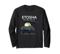 Etosha Namibia Safari Sunset Long Sleeve T-Shirt