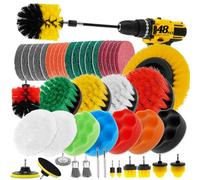 ETOUPA Drill Brush Accessory Set, Nylon Metal, Colourful