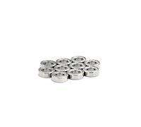 ETPBRIMSF 10PCS/2PCS Stainless Steel Bearings 692 693 694 695 696 697 698 699 High Speed S692 S693 S694 S695 S696 S697 S698 S699Z (Color : 2pcs, Size S698ZZ 8(10pcs,S696ZZ 6x15x5mm)