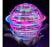ETPlanet Flying Orb Ball Toys 2026, Hover Ball Pro Flying Spinner Toy, Globe Orbi Magic UFO Smart Boomerang Hand Controlled Mini Drone RGB Cool Stuff for 6 7 8 9 10 11 12 Kids Boys Girls (Pink)