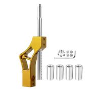 Etracrec Gear Lever Extender for Positioning the Selector, Gold | Threaded Connection Structure, Adjustable Extension, Supports Repositioning the Gear Lever for the Intended Setup