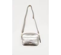 Etre Women's Willa Crossbody Bag - Silver, Metallic Faux Leather in Silver Etre Silver One Size