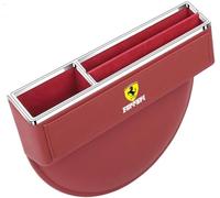 ETRFUNB Car Seat Gap Filler Organizer for Ferrari SF90 Stradale/SF90 Spider, Multifunctional Front Seat Storage Box Auto Center Console Crevice Organizer,Red