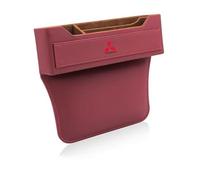 ETRFUNB Car Seat Gap Filler Organizer for Mitsubishi L200 Series/Life/Trojan, Multifunctional Front Seat Storage Box Auto Center Console Crevice Organizer,Red