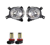 ETRGAQAX Fog Light Lamp Compatible With For A4 For S4 For Avant 2005 2006 2007 2008 OEM:8E0941699C 8E0941700C Front Bumper Anti Fog Light Replacements Accessories(With L10 White)