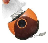 Étrille Pour Chien - Brosse Démêlante Pours Chiots | Peigne de Toilettage Portable Animaux | Accessory Maison Jardin Parc Voyage Extérieur Élimine Poils Morts Nœuds Ergonomique
