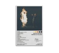 ETRO BOOMIN HEROES & VILLAINS Rapper Music Signed Limited Album Cover Prints Posters Canvas Wall Art Room Aesthetic Posters Music Classroom Bedroom Wall Decor Art 16x24inch(40x60cm) Unframe-style