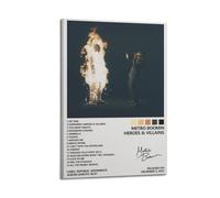 ETRO BOOMIN HEROES & VILLAINS Rapper Music Signed Limited Album Cover Prints Posters Canvas Wall Art Room Aesthetic Posters Music Classroom Bedroom Wall Decor Art 12x18inch(30x45cm) Frame-style