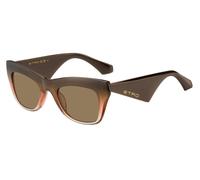 ETRO ETRO 0004/G/S 12J/70 Woman Sunglasses Acetate Brown Green Squared Normal