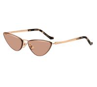 ETRO ETRO 0035/S DDB/VG Woman Sunglasses Metal Gold Brown Cat Eye