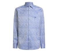 ETRO jacquard paisley motif shirt - Blue 37-38-39-40-41-42-43-44-45