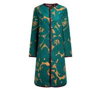 ETRO paisley-jacquard chenille coat - Green 38-40-42-44-46-48