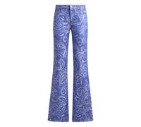 ETRO paisley-jacquard flared jeans - Blue 26