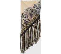 ETRO Paisley Print Pure Silk Scarf with Fringed Edges - Size: OS - female