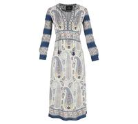 Etro Preloved Mosaic Paisley Midi Dress In Multicolor Viscose Multi