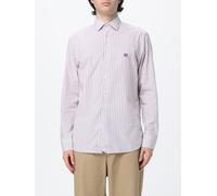 ETRO Striped Cotton Poplin Shirt with Embroidered Cube Logo - Size: 38 - male