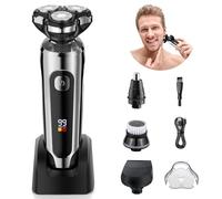 ETROBOT Electric Razor for Men, 2-Speed Electric Shavers, Waterproof Wet/Dry Shaver for Men, Wireless Rechargeable Mens Shaver Electric Razor Grooming Kit