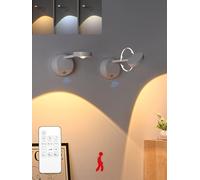 Etrogo LED Wall Light Indoor Wireless with Motion Sensor with Remote/Touch Control,3 Working Mode,ABS Material,30-Day Battery