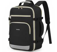 ETRONIK Ryanair Cabin Bags 40x30x20, 24L Underseat Travel Backpack Cabin Size Hand Luggage Bag with Side Pocket, 15 Inch Laptop Backpack, Waterproof Carry On Bag for Wizz Air, Easyjet, Black