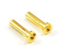 Etronix Low Profile 4mm Male Gold Connector 2 Right Angle ET0605LP 90 degree 4.0