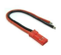 Etronix Male JST Connector Pre-Wired 10cm 20AWG Silicone Lead ET0624