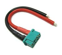 Etronix Male MPX Connector with 10cm 14AWG Silicone Wire