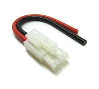 Etronix Male Tamiya Connector With 10cm 14Awg Silicone Wire ET0628