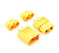 ETRONIX XT-60 CONNECTOR (MALE/FEMALE) w/PROTECTIVE SLEEVE